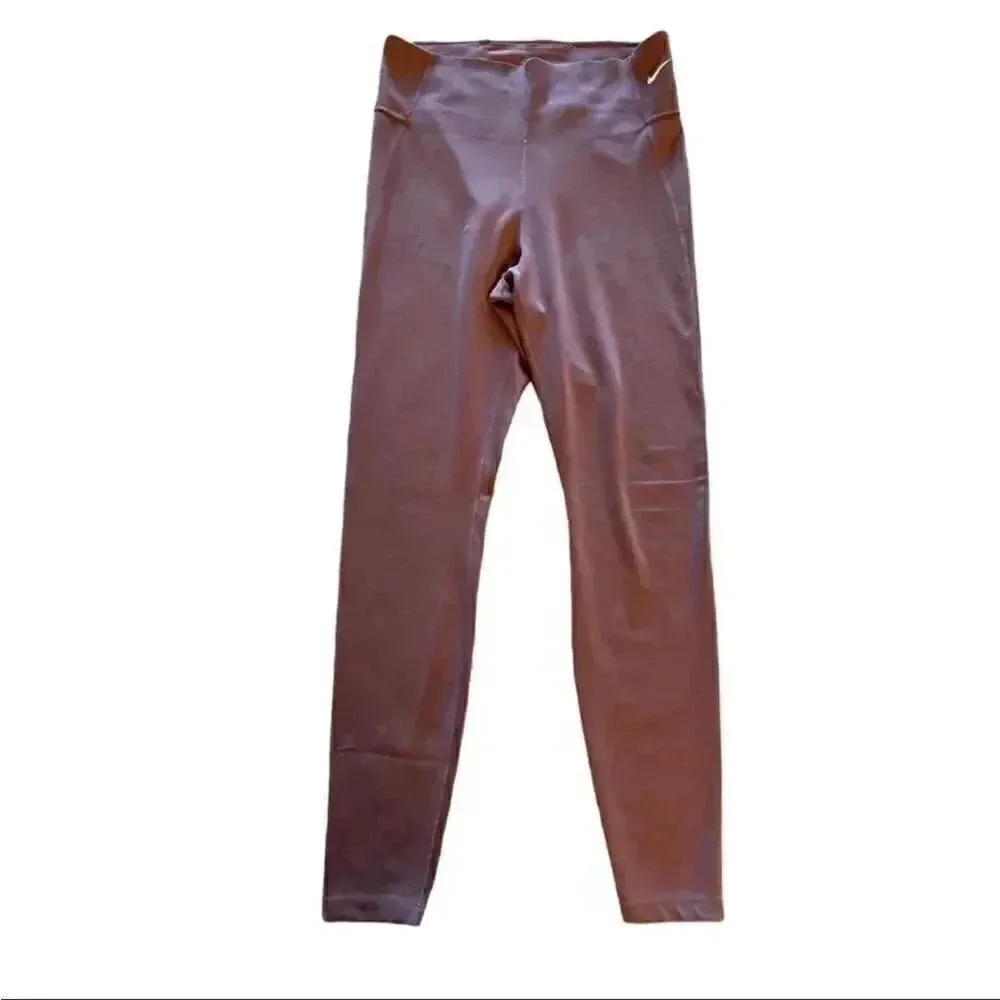 Nike Dri-Fit High Rise Blush Womens Leggings SZ M